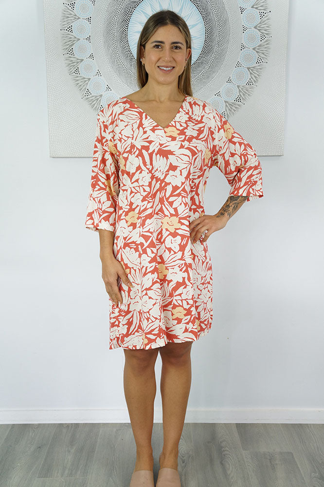 3/4 Sleeve Tunic "Allamanda"