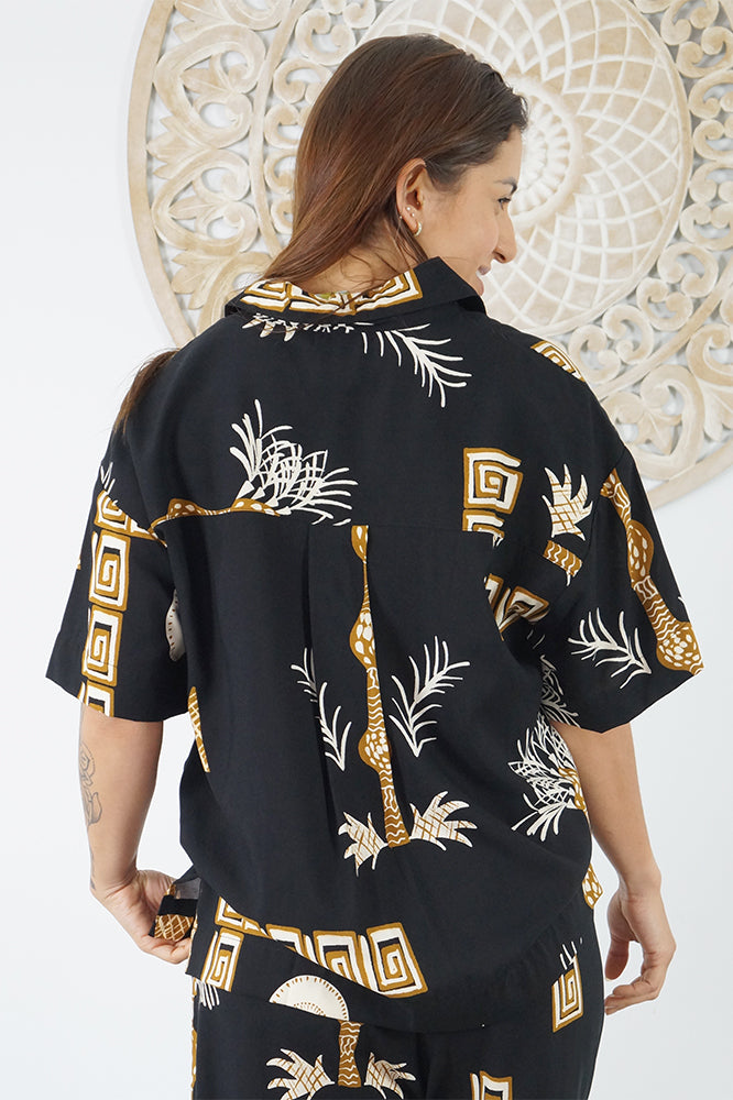 Abbey Shirt "Fan Palm"