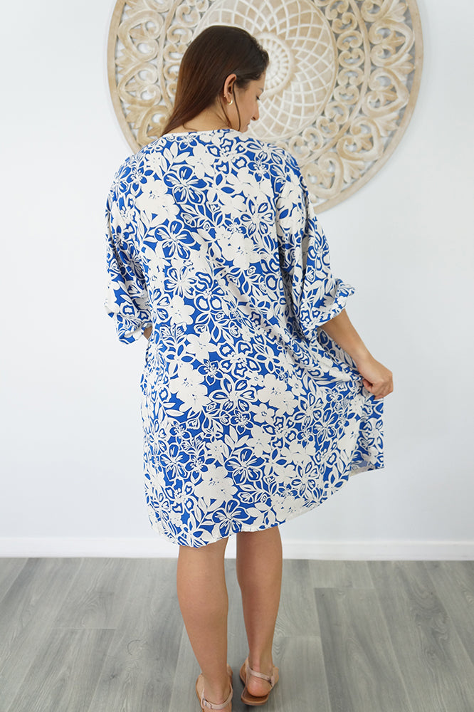 Avocado Dress "Contour Flower"