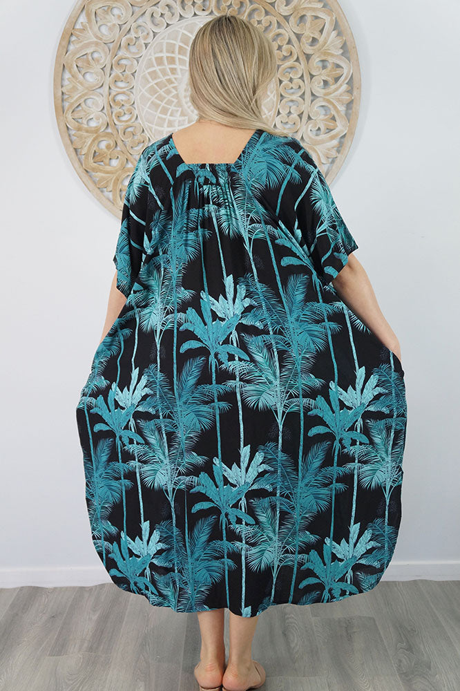 Bermuda Kaftan "Tall Trees"