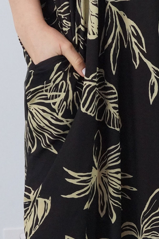 Bermuda Kaftan "Autumn Leaves"