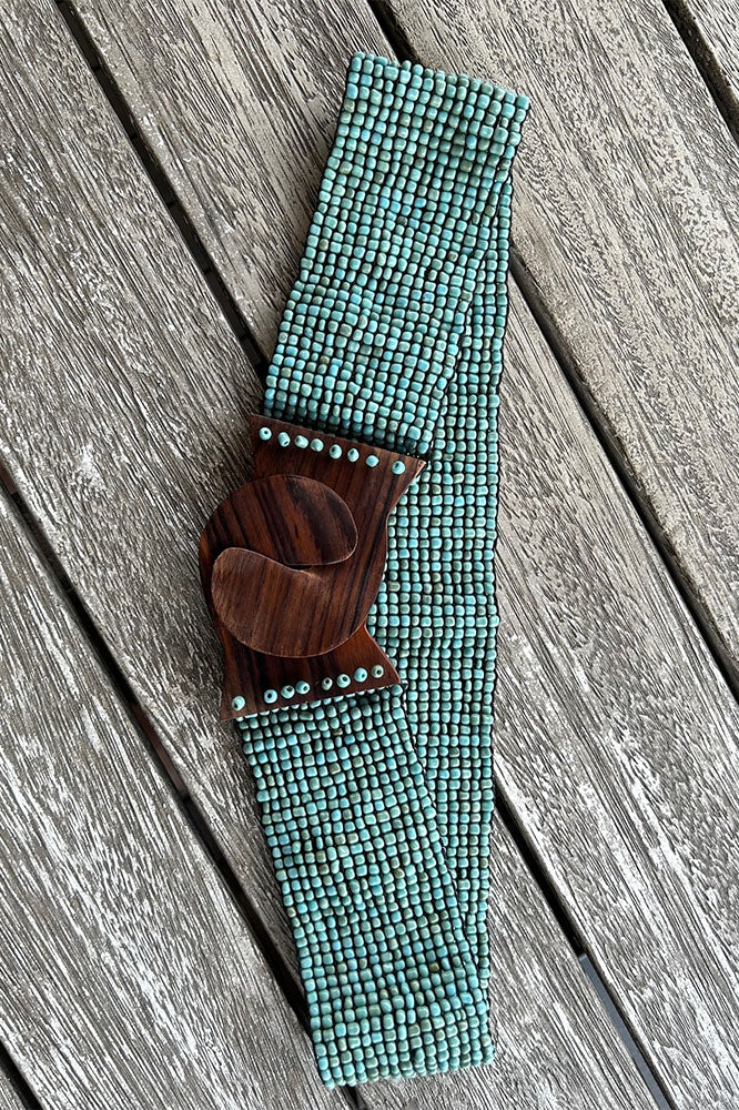 Beaded elastic belt hotsell