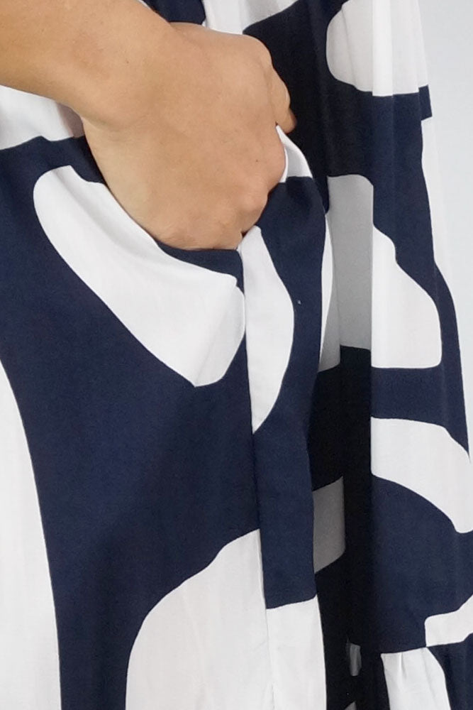Kiki Dress "Abstract Geo"