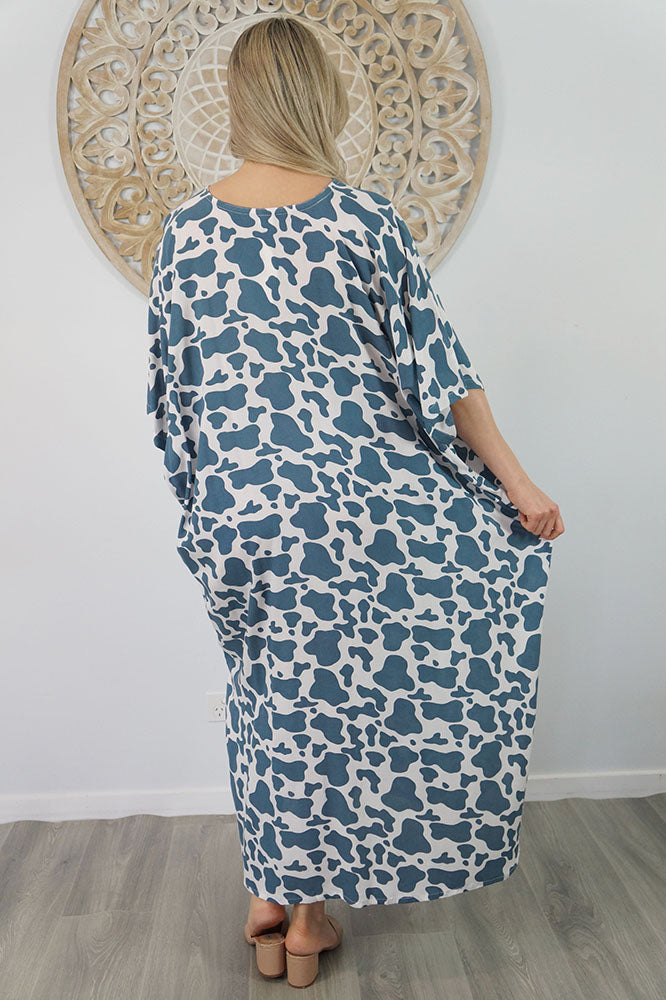 Long Kaftan "Abstract Animal"