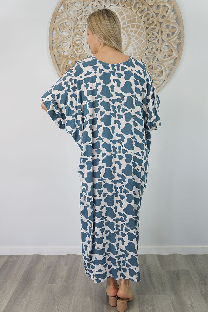 Long Kaftan "Abstract Animal"