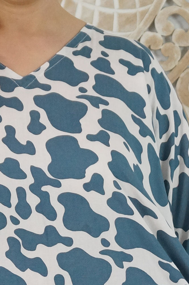 Long Kaftan "Abstract Animal"
