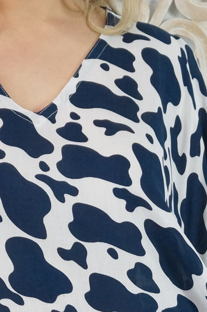 Long Kaftan "Abstract Animal"