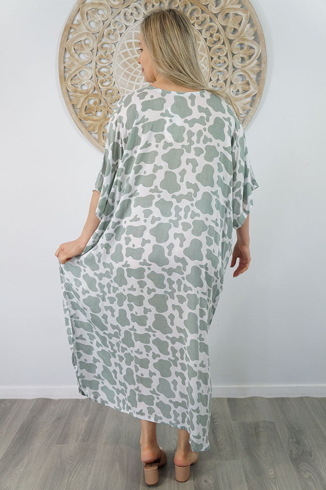 Long Kaftan "Abstract Animal"
