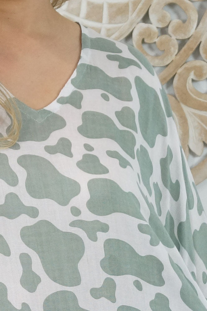 Long Kaftan "Abstract Animal"