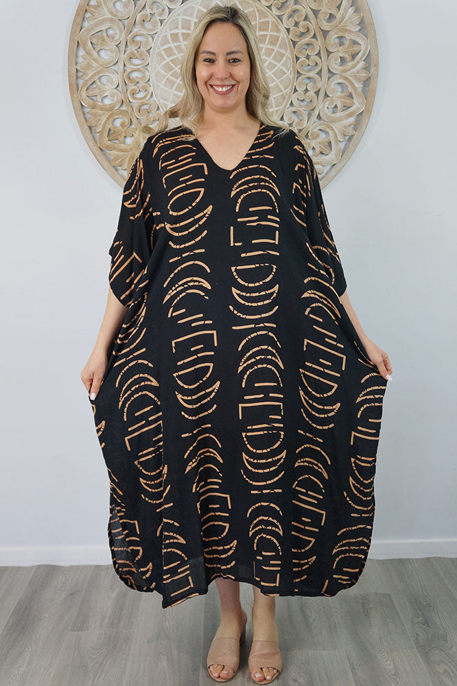 Long Kaftan "Halfmoon"