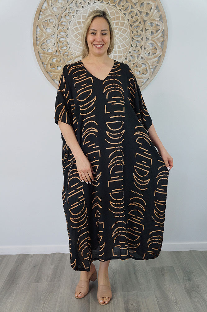 Long Kaftan "Halfmoon"