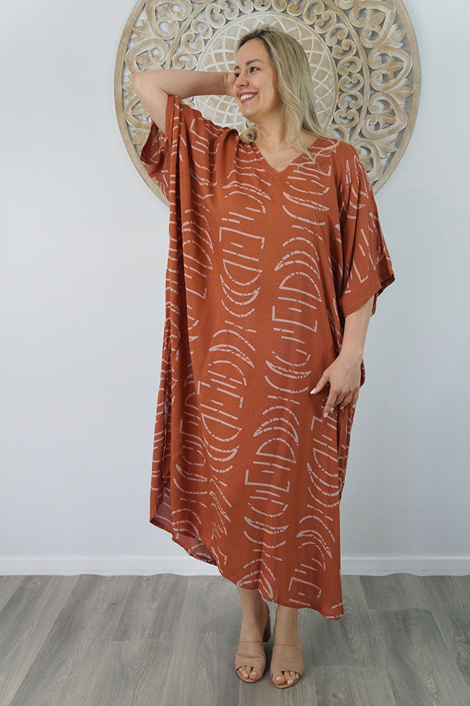 Long Kaftan "Halfmoon"