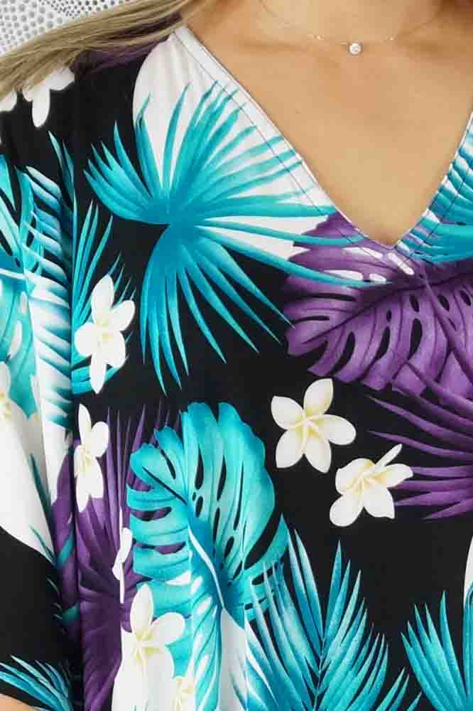 Premium Long Kaftan "Moonflower"