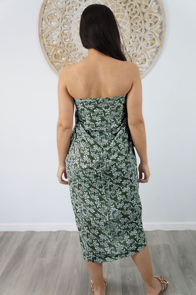 "Gardenia" Sarong