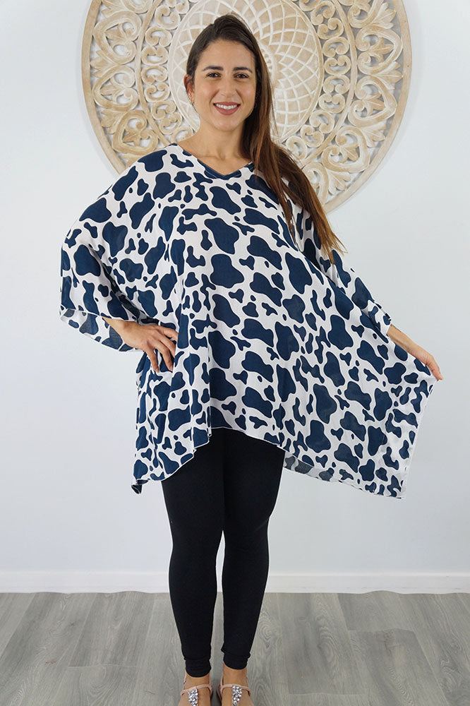 Short Tunic "Abstract Animal"
