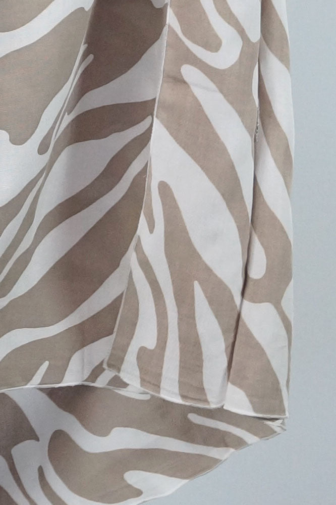 Short Tunic "Large Zebra"