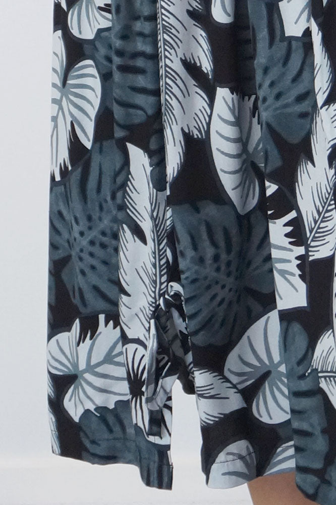 Smock Dress "Leaves"