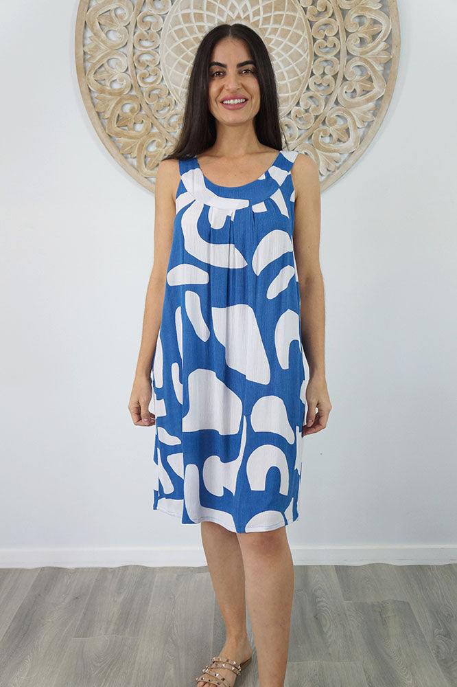 Tahiti Dress "Abstract Geo"