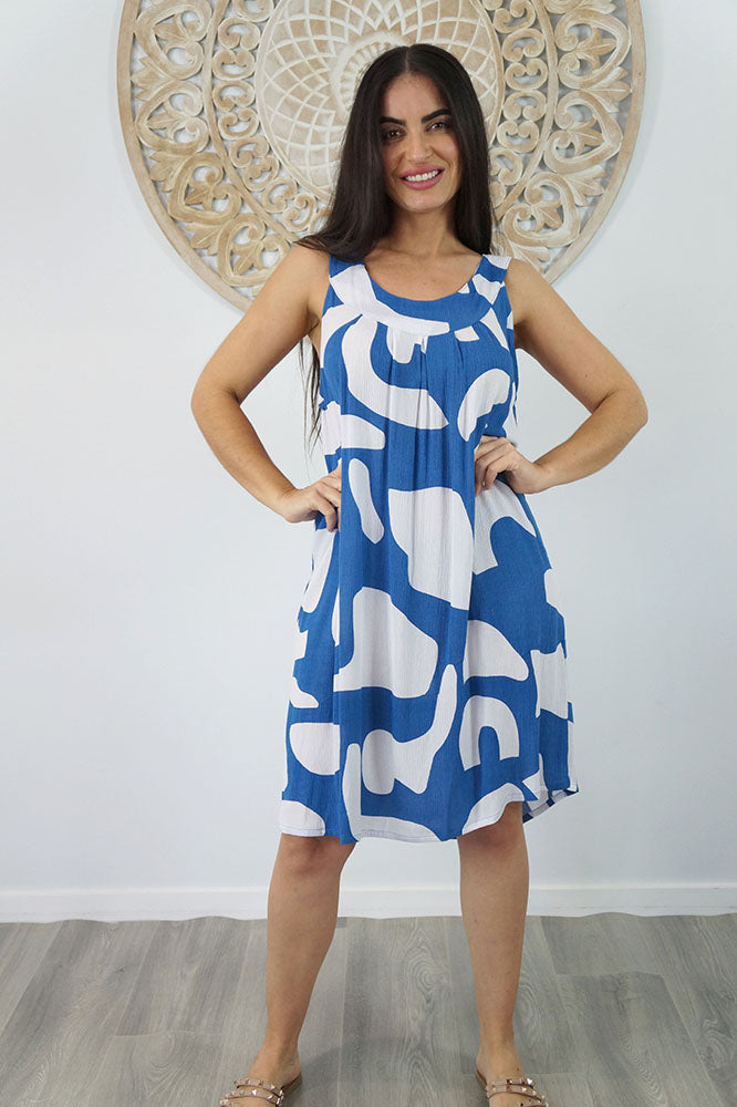 Tahiti Dress "Abstract Geo"