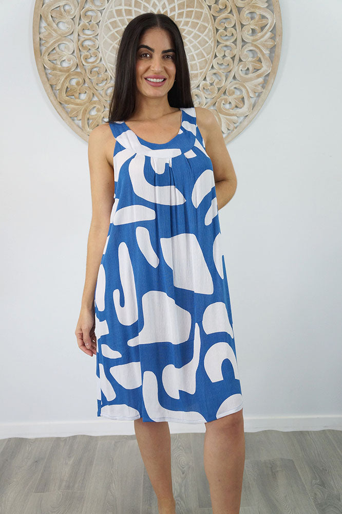 Tahiti Dress "Abstract Geo"