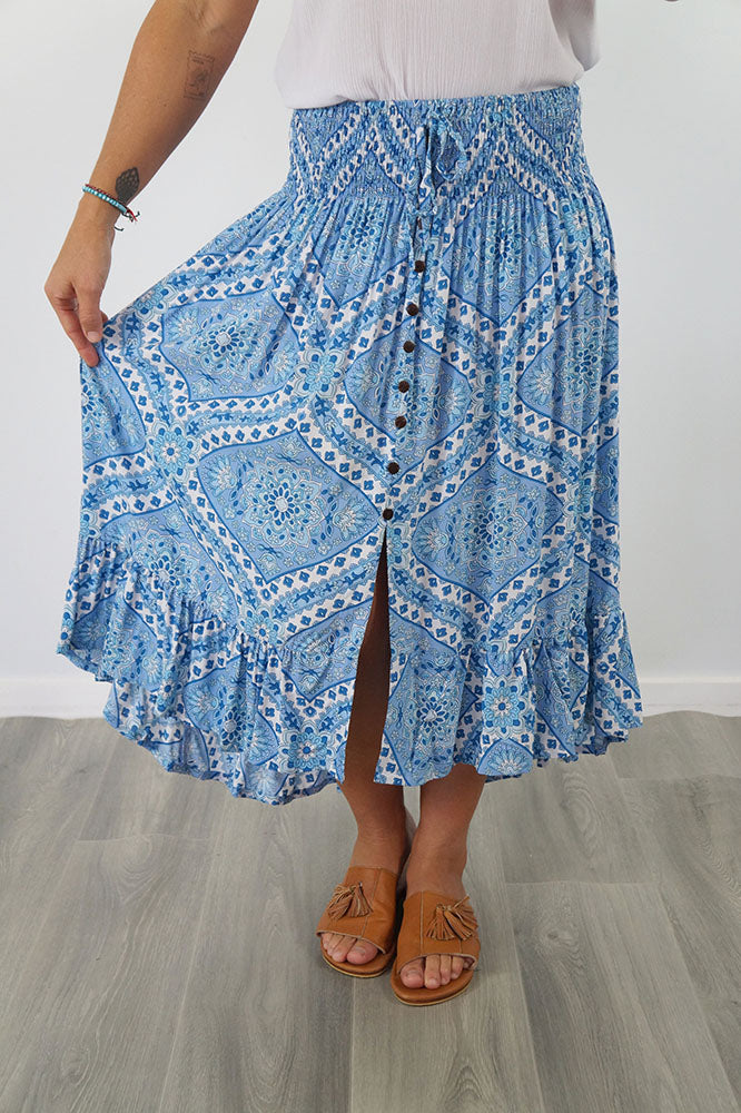 Tangelo Skirt "Geo Crossover"