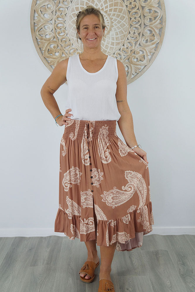 Tangelo Skirt "Tree Of Life"