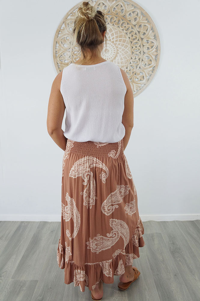 Tangelo Skirt "Tree Of Life"