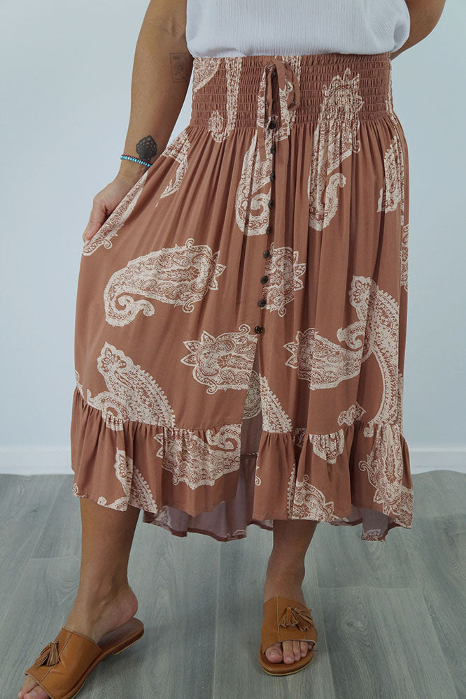 Tangelo Skirt "Tree Of Life"