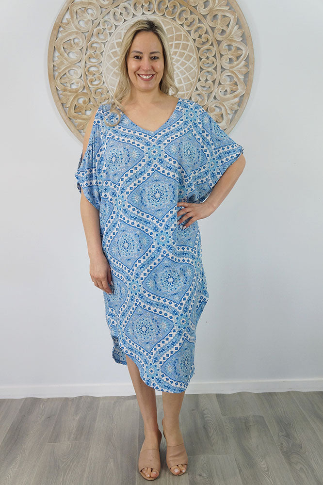 Tea Tree Dress "Geo Crossover"