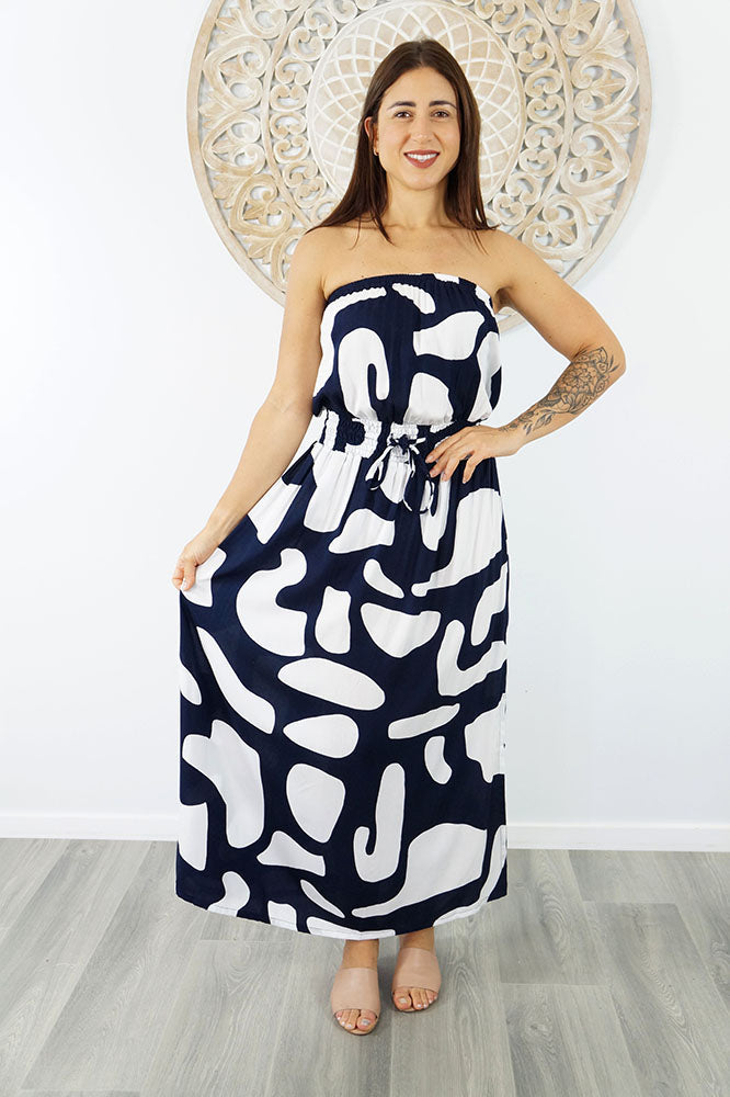 Tube Dress "Abstract Geo"