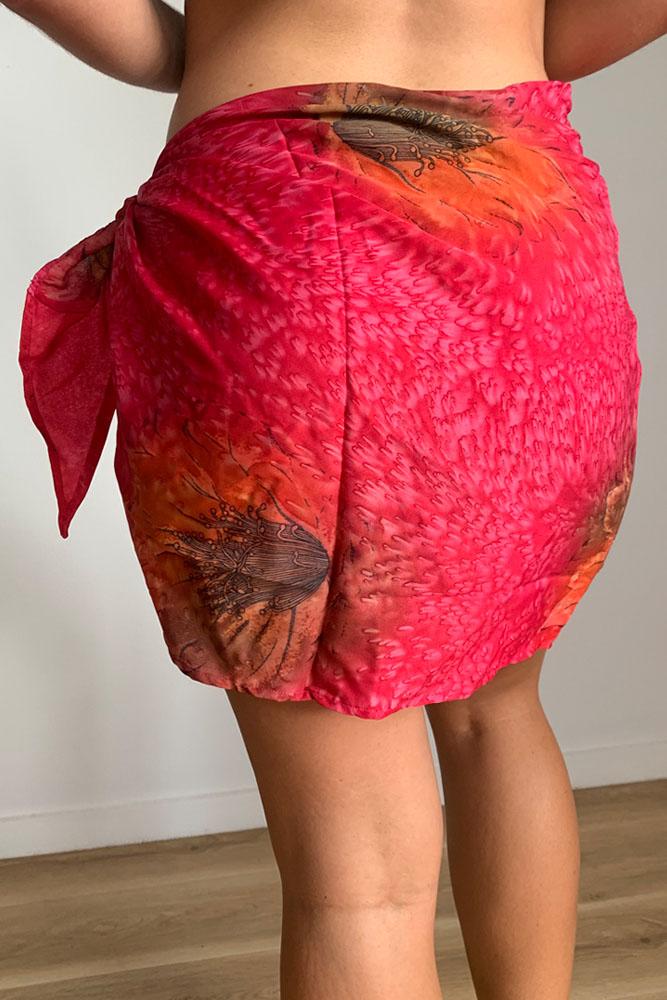 Cosmic Short Wrap Tie Up Sarong