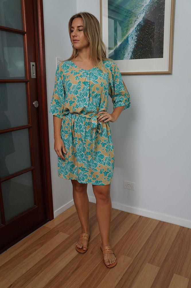 Hayman Dress "Spot Flower"