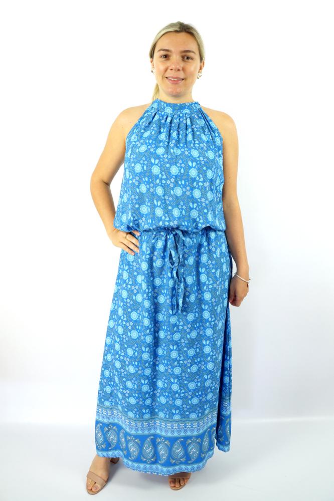 Long Chloe Dress "Daisy Flower"