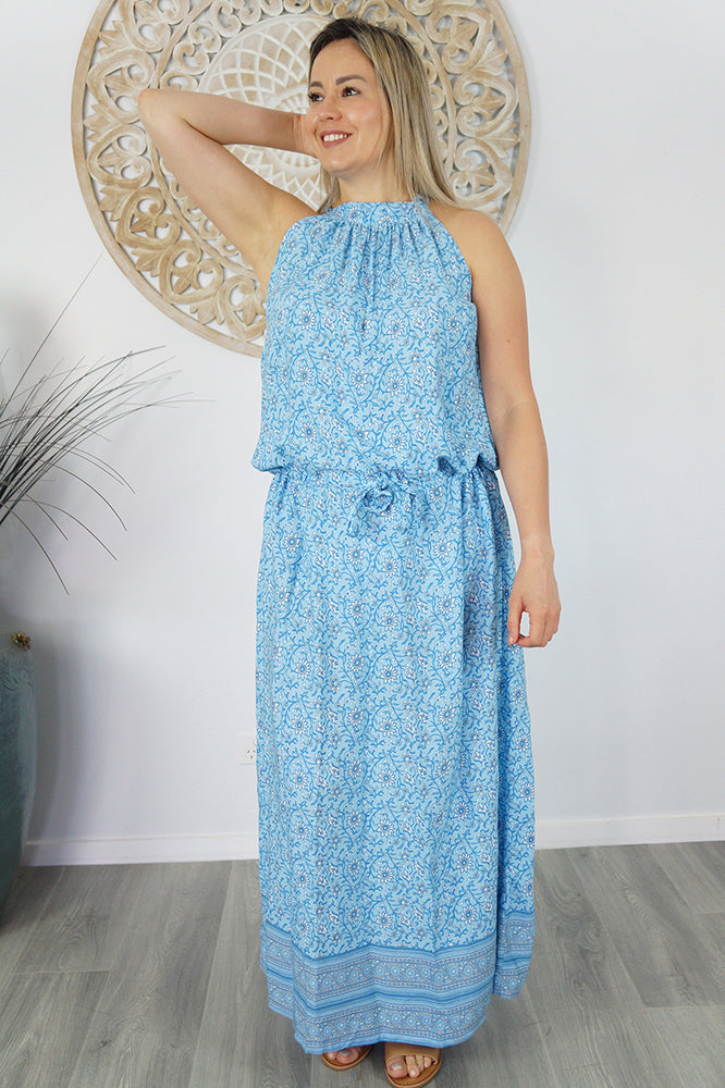 Long Chloe Dress "Alpine"