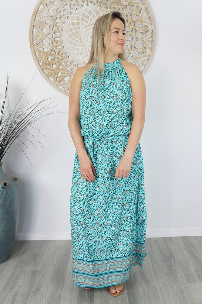 Long Chloe Dress "Alpine"