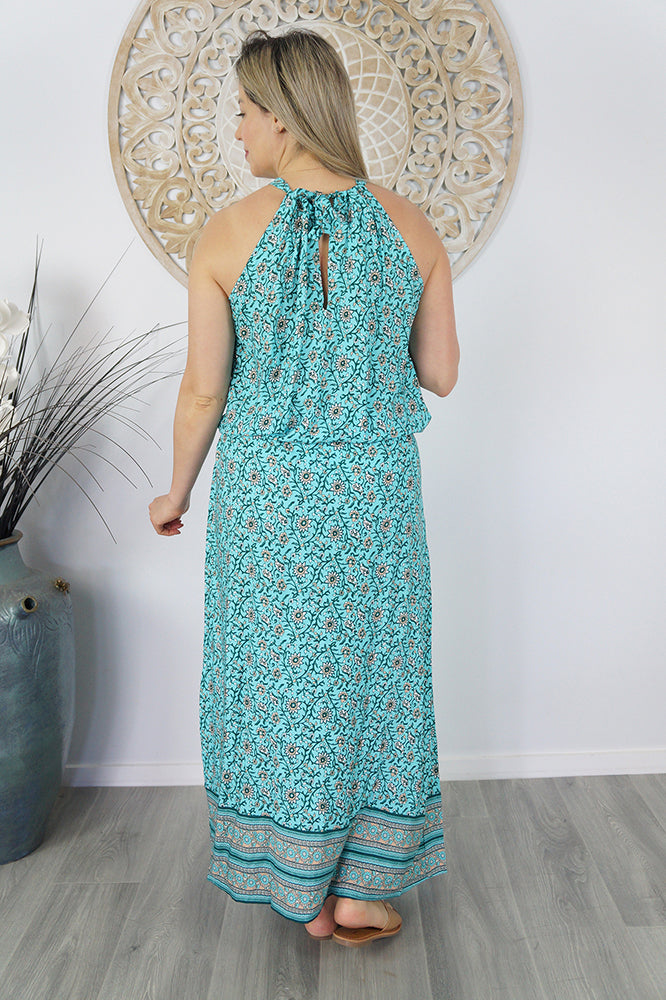 Long Chloe Dress "Alpine"