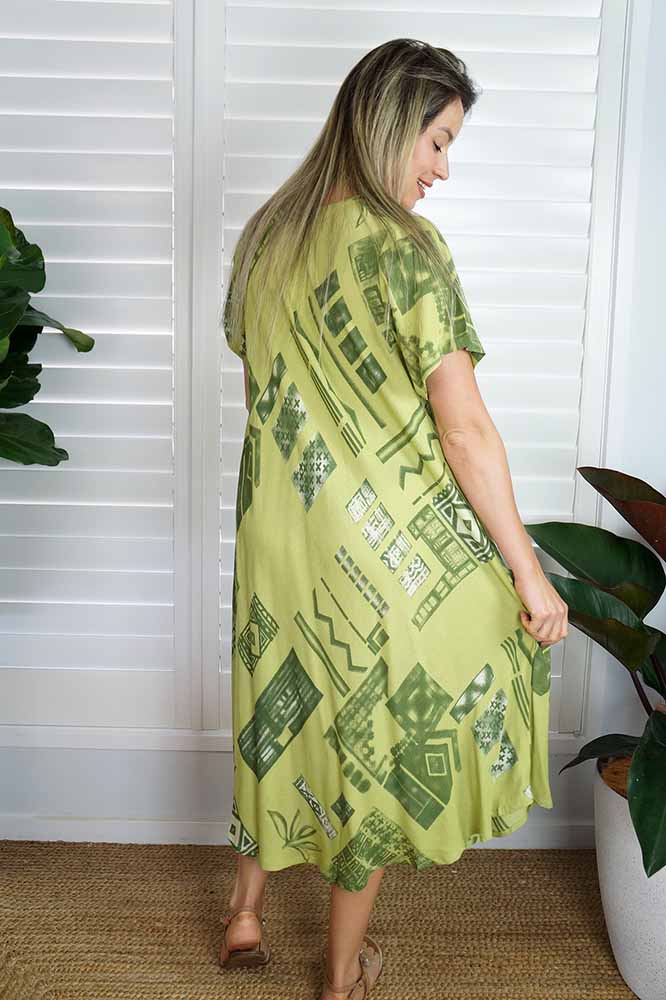 Newport Dress "Riveria" print