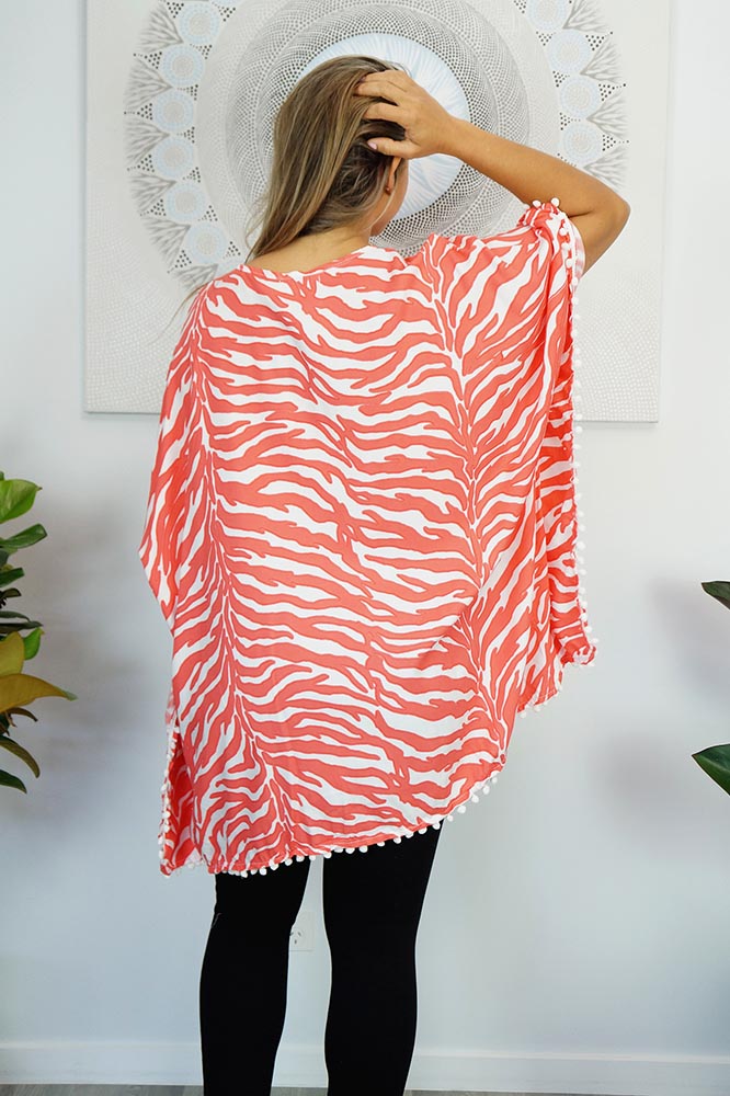 Pom Pom Tunic "Zebra"