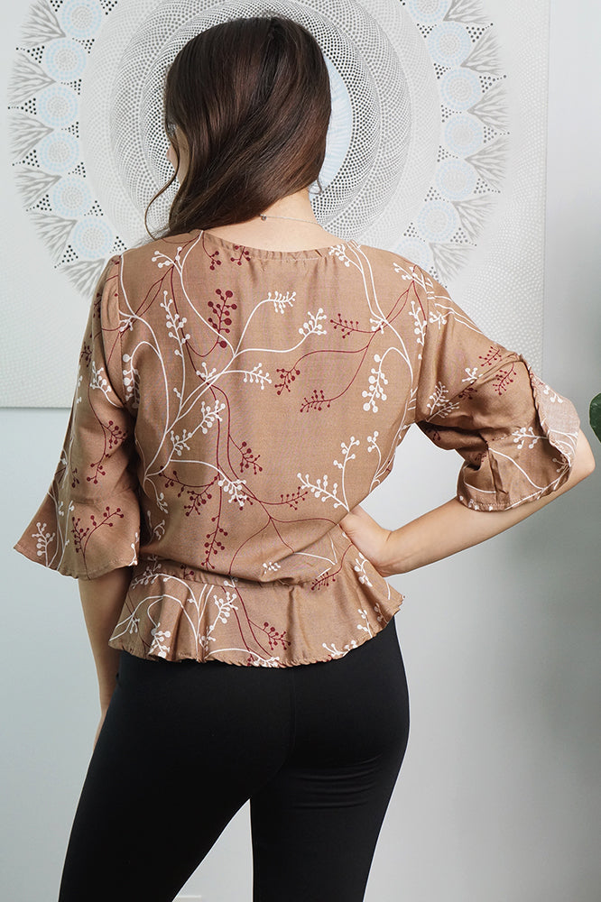 Ruched Top "Sari"