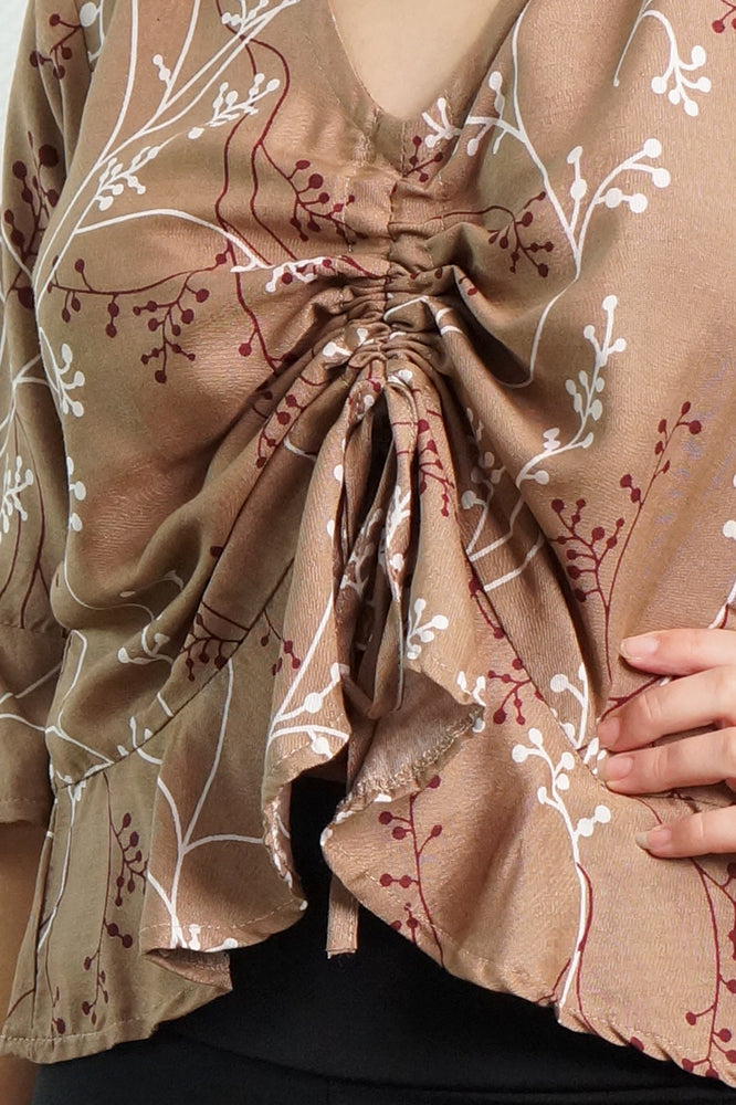 Ruched Top "Sari"