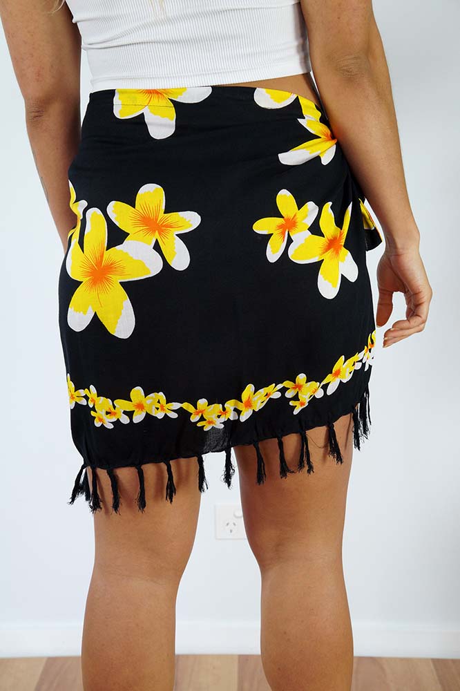 Girls Short Bikini Tie "Frangipani"