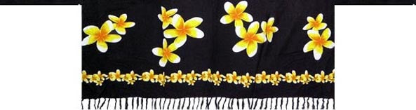 Girls Short Bikini Tie "Frangipani"