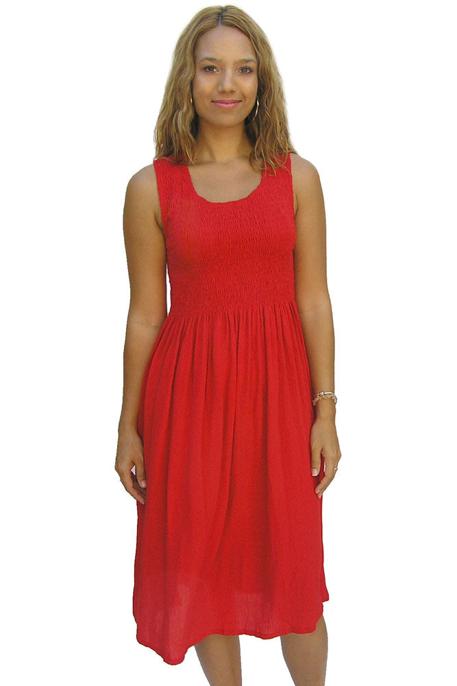 Singlet Smock Dress "Plain" colours