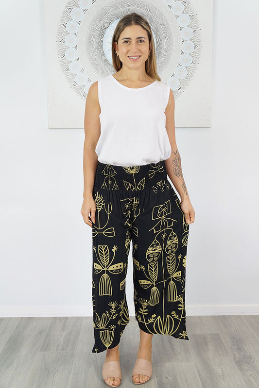 3/4 Bazaar Pant "Amalfi"
