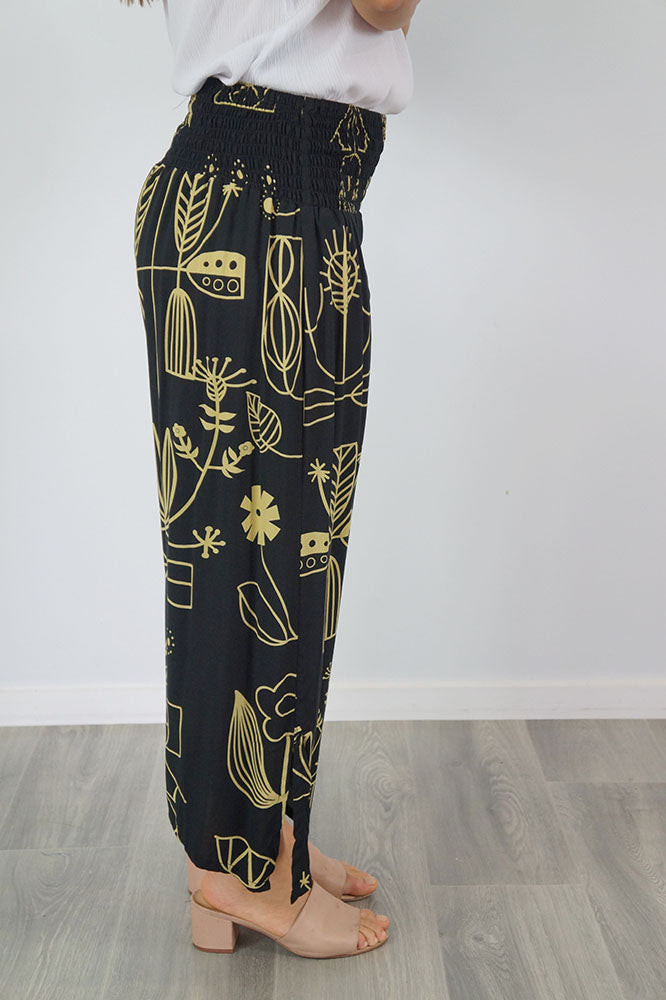3/4 Bazaar Pant "Amalfi"
