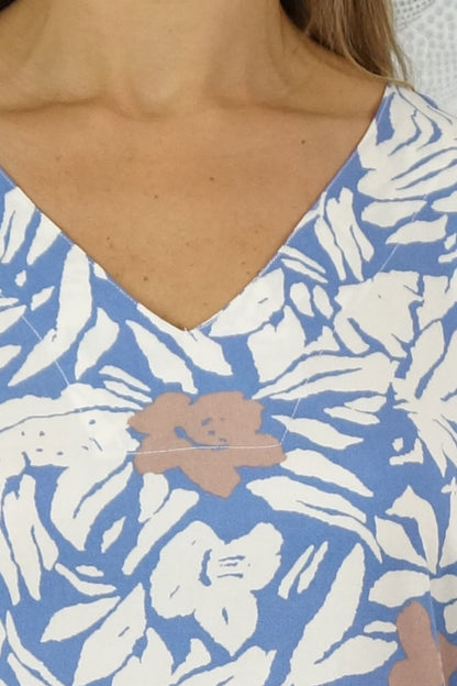 3/4 Sleeve Tunic "Allamanda"