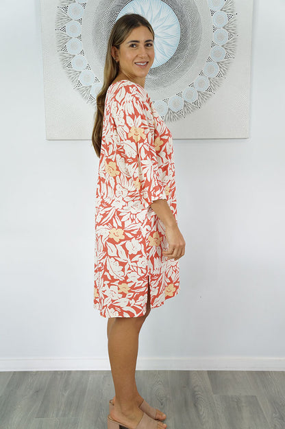 3/4 Sleeve Tunic "Allamanda"