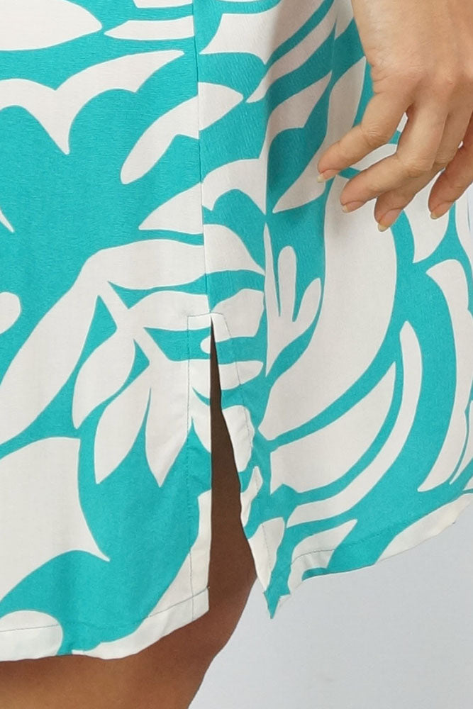 3/4 Sleeve Tunic "Botanical"