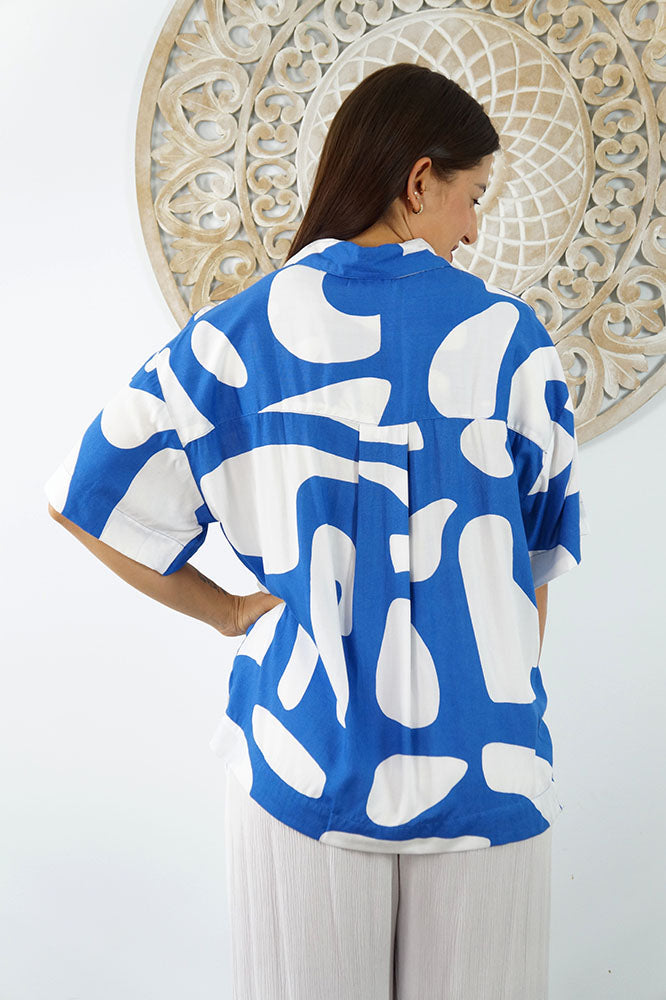 Abbey Shirt "Abstract Geo"