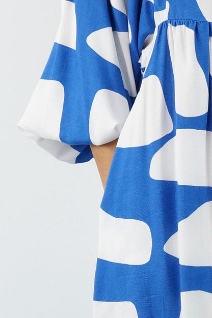 Avocado Dress "Abstract Geo"